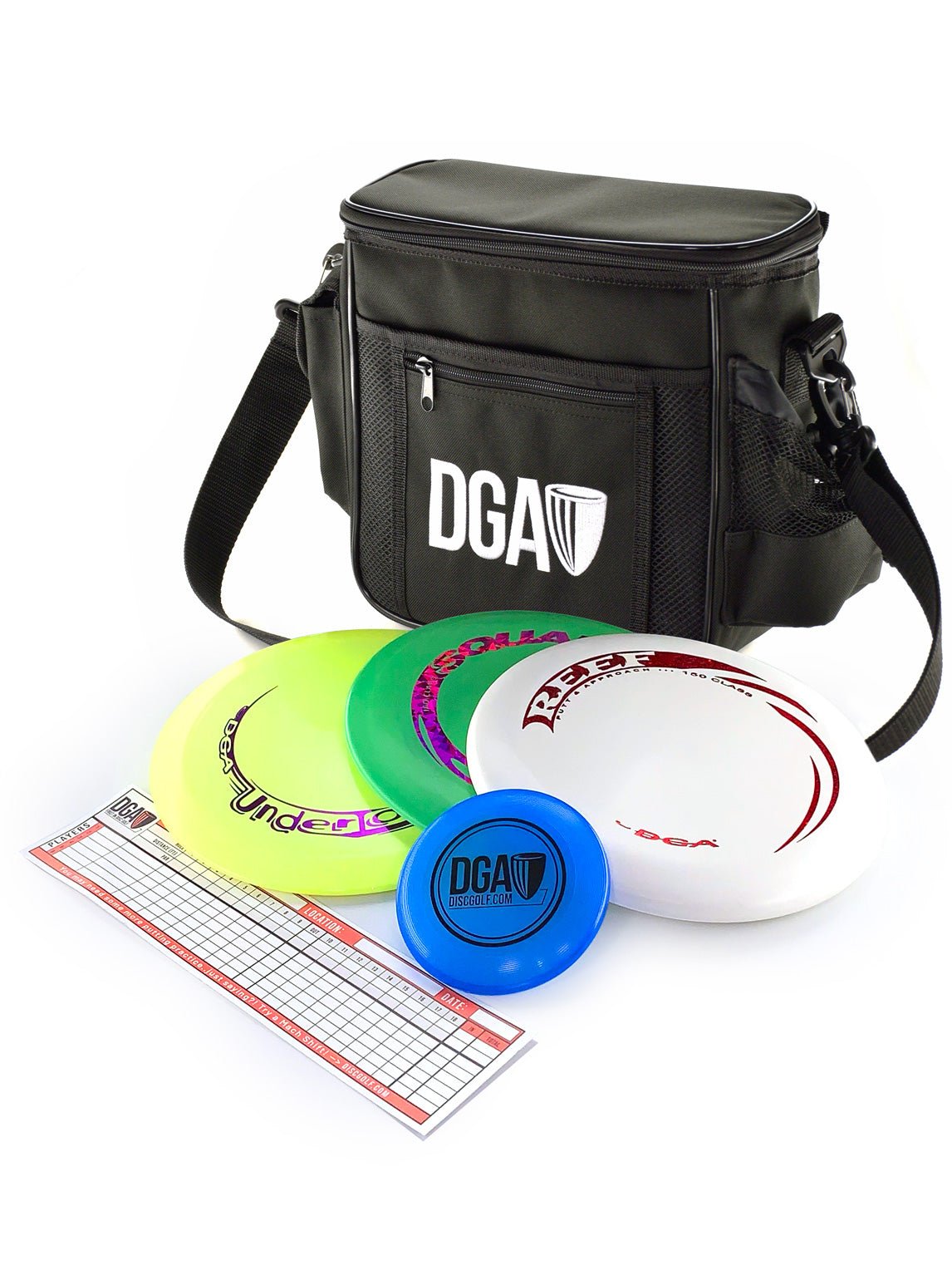 DGA Beginner Disc Golf Starter Set with Bag, Driver, Midrange and Putter - DIsc Golf Set - DGA Factory Store