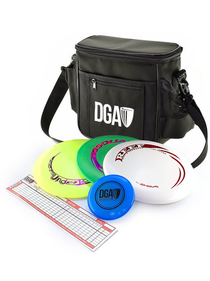 DGA Beginner Disc Golf Starter Set with Bag, Driver, Midrange and Putter - DIsc Golf Set - DGA Factory Store