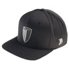 DGA Branded Bills Flat Bill Performance Hat - Black