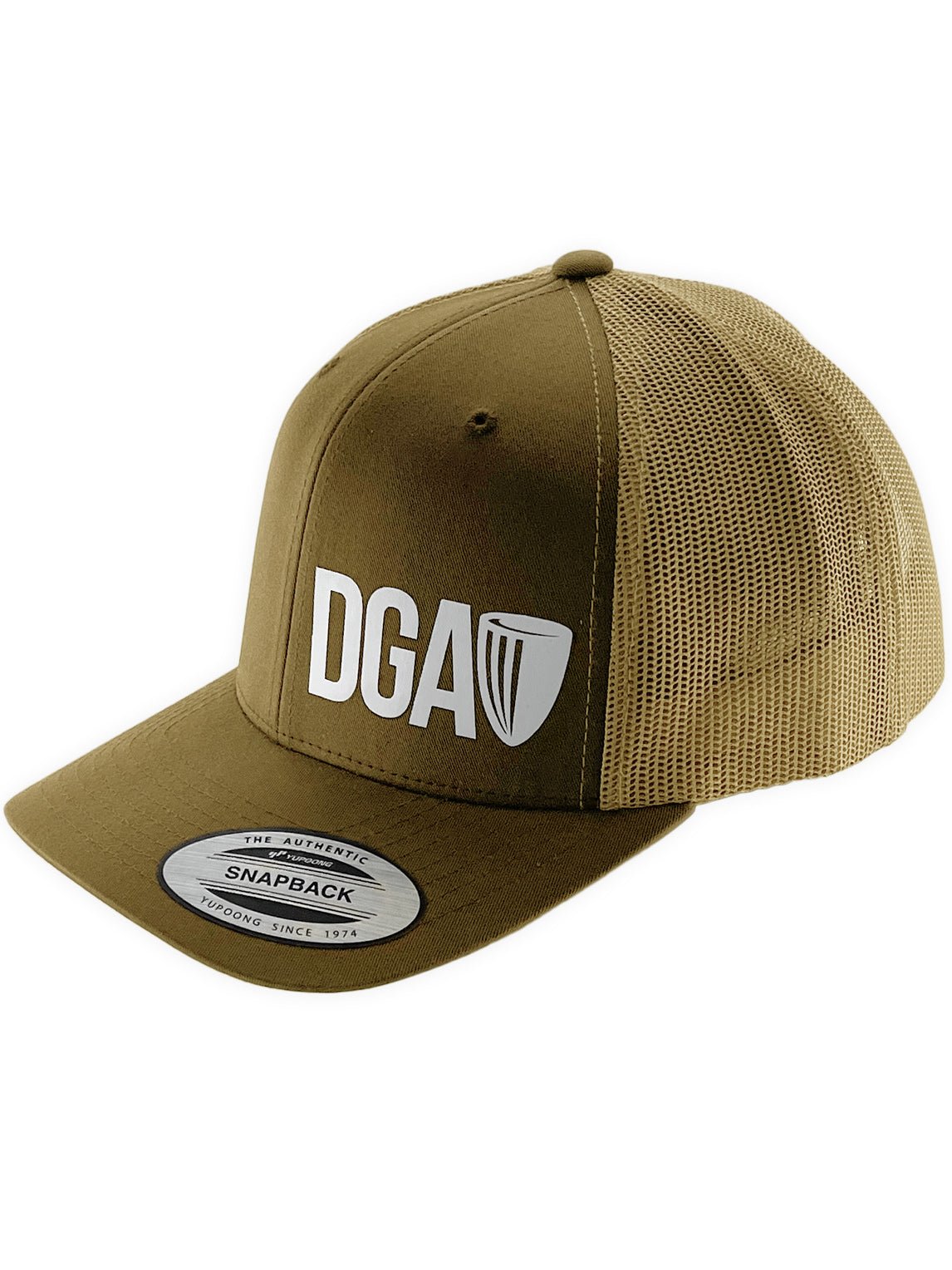 DGA Logo Curved Mesh Hat - Logo Cap - DGA Factory Store