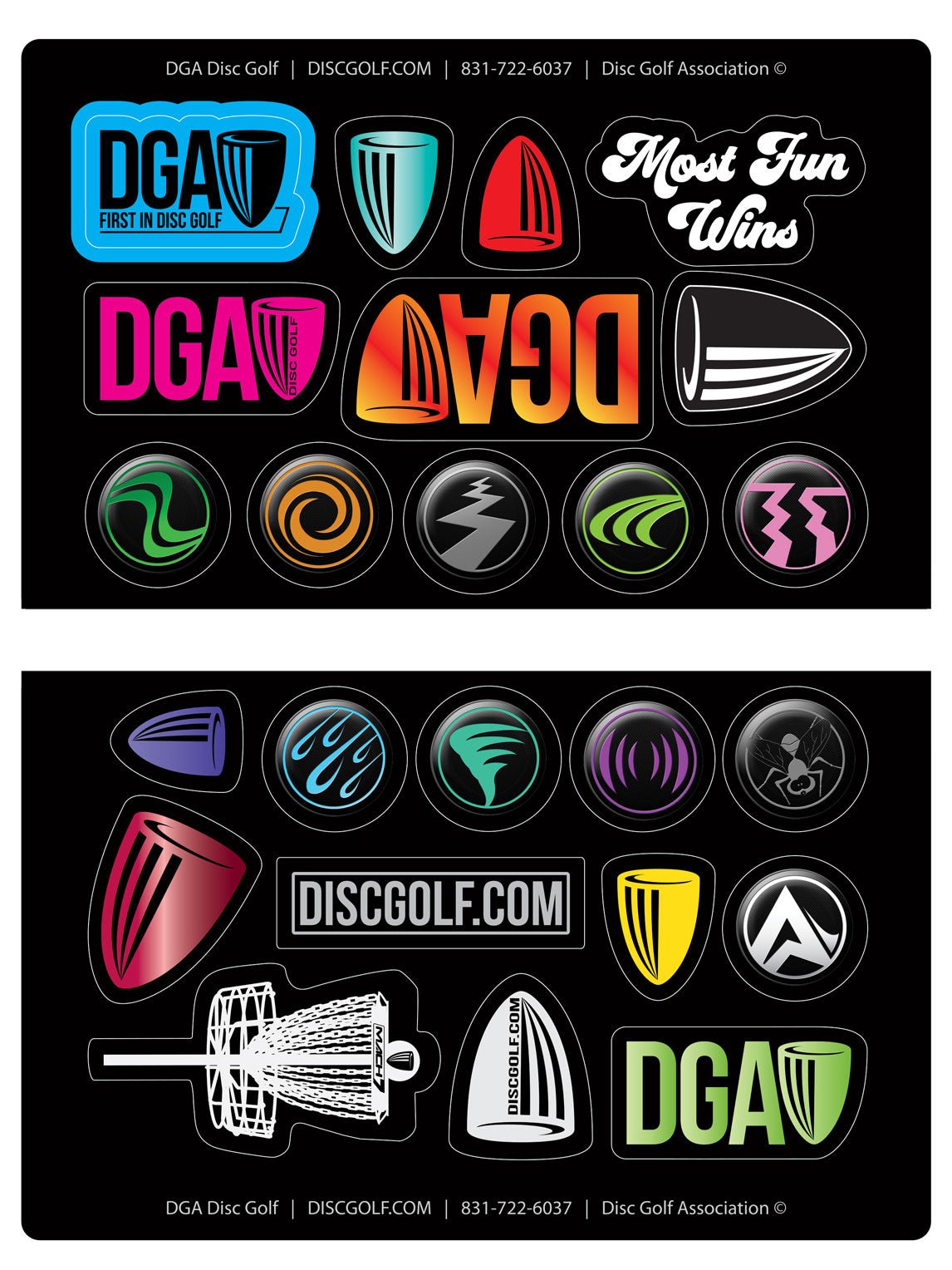 Adga Sticker DGA Sticker Sheets - DGA Factory Store