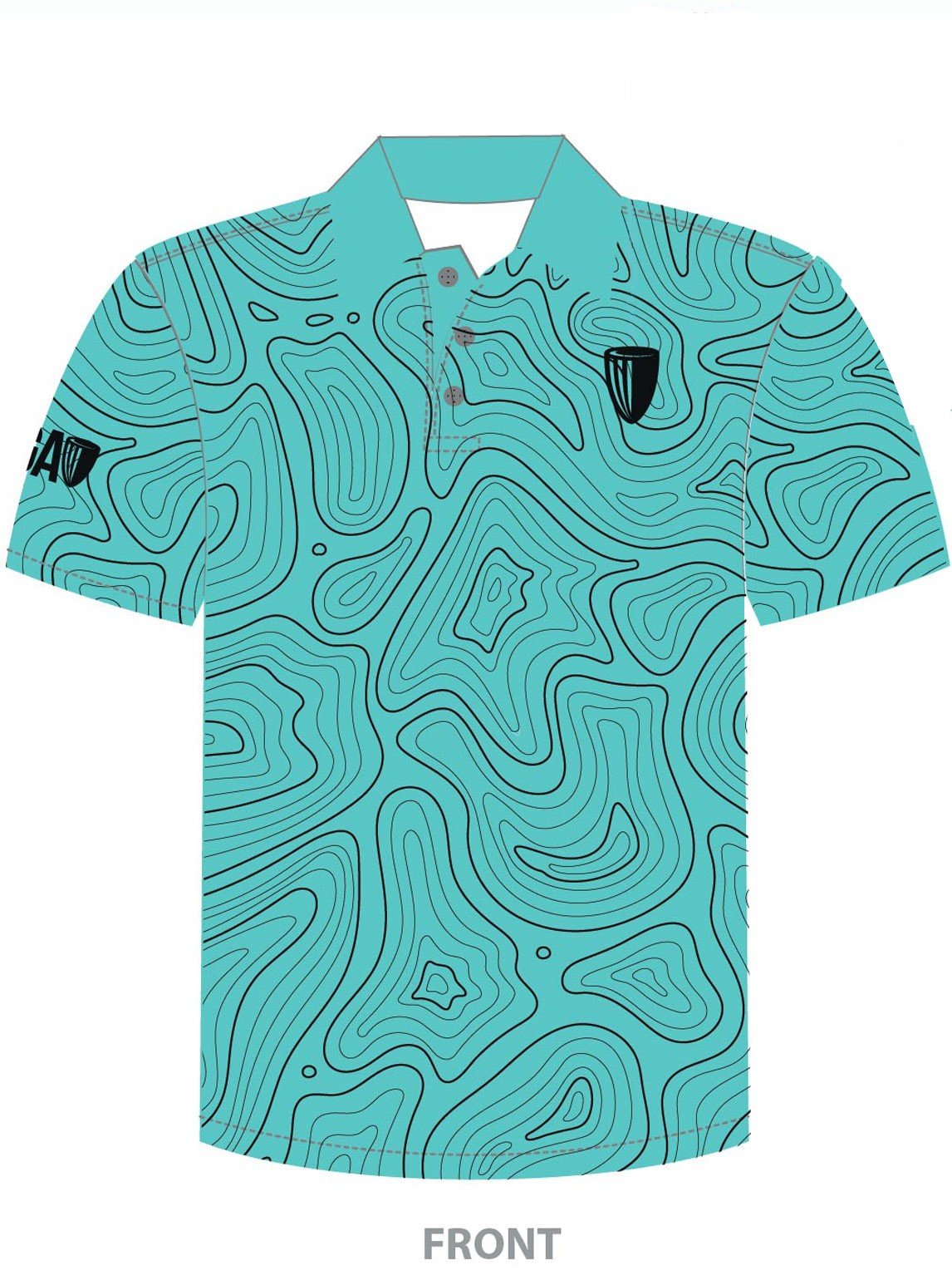 DGA Topographic Polo - DGA Factory Store