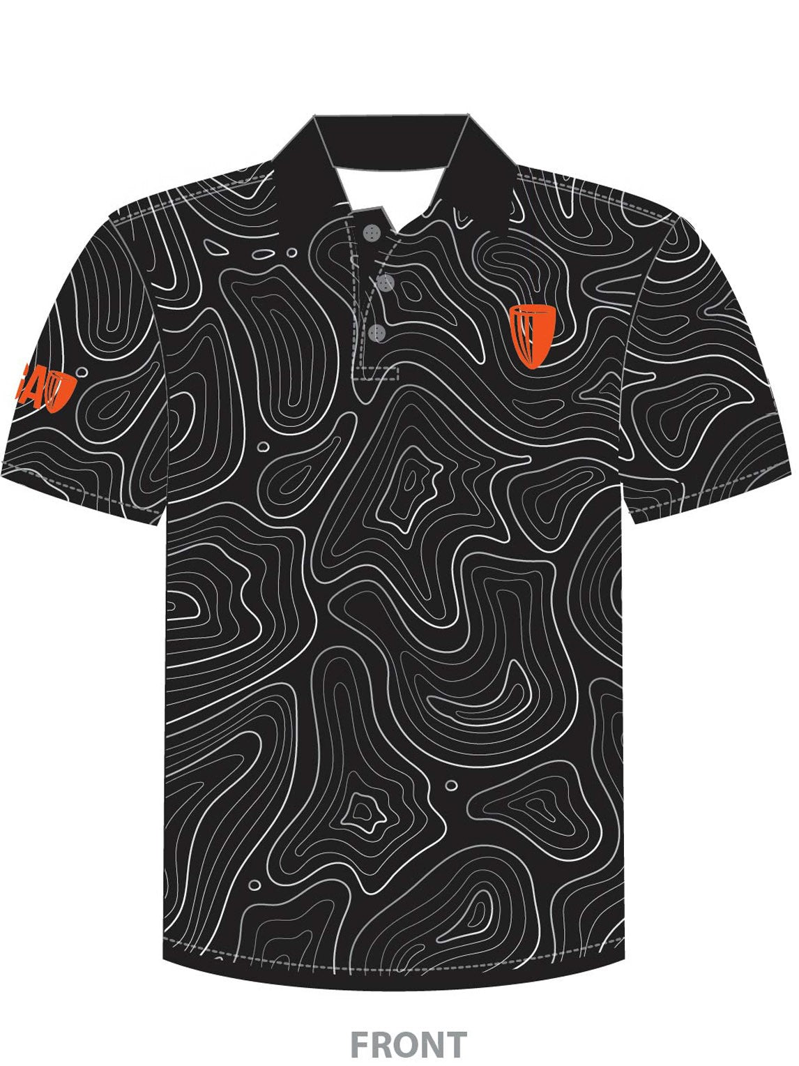 DGA Topographic Polo - DGA Factory Store