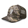 Embroidered Icon Camo Trucker - Camo/Olive