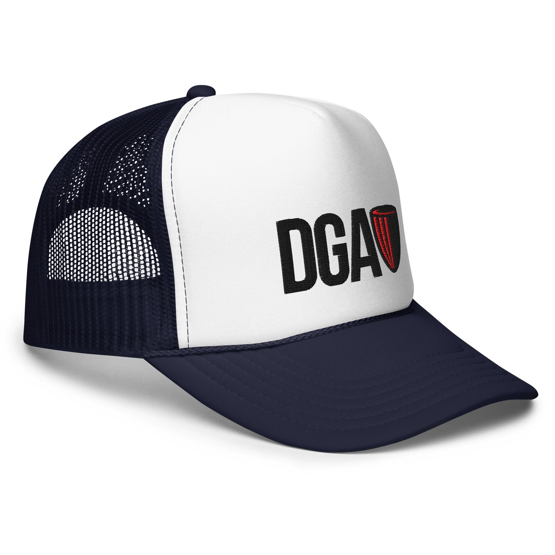Embroidered Logo Foam Trucker - Hat - DGA Factory Store