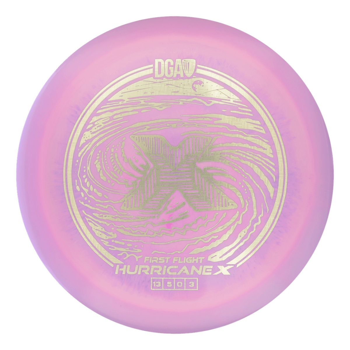 First Flight LE Swirl Hurricane X Distance Driver - Distance Driver - DGA Factory Store