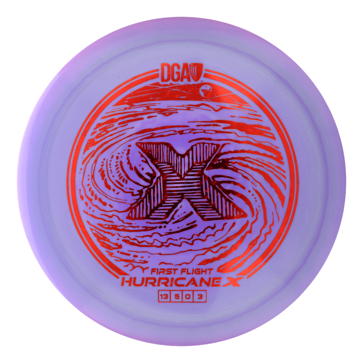 First Flight LE Swirl Hurricane X Distance Driver - Distance Driver - DGA Factory Store