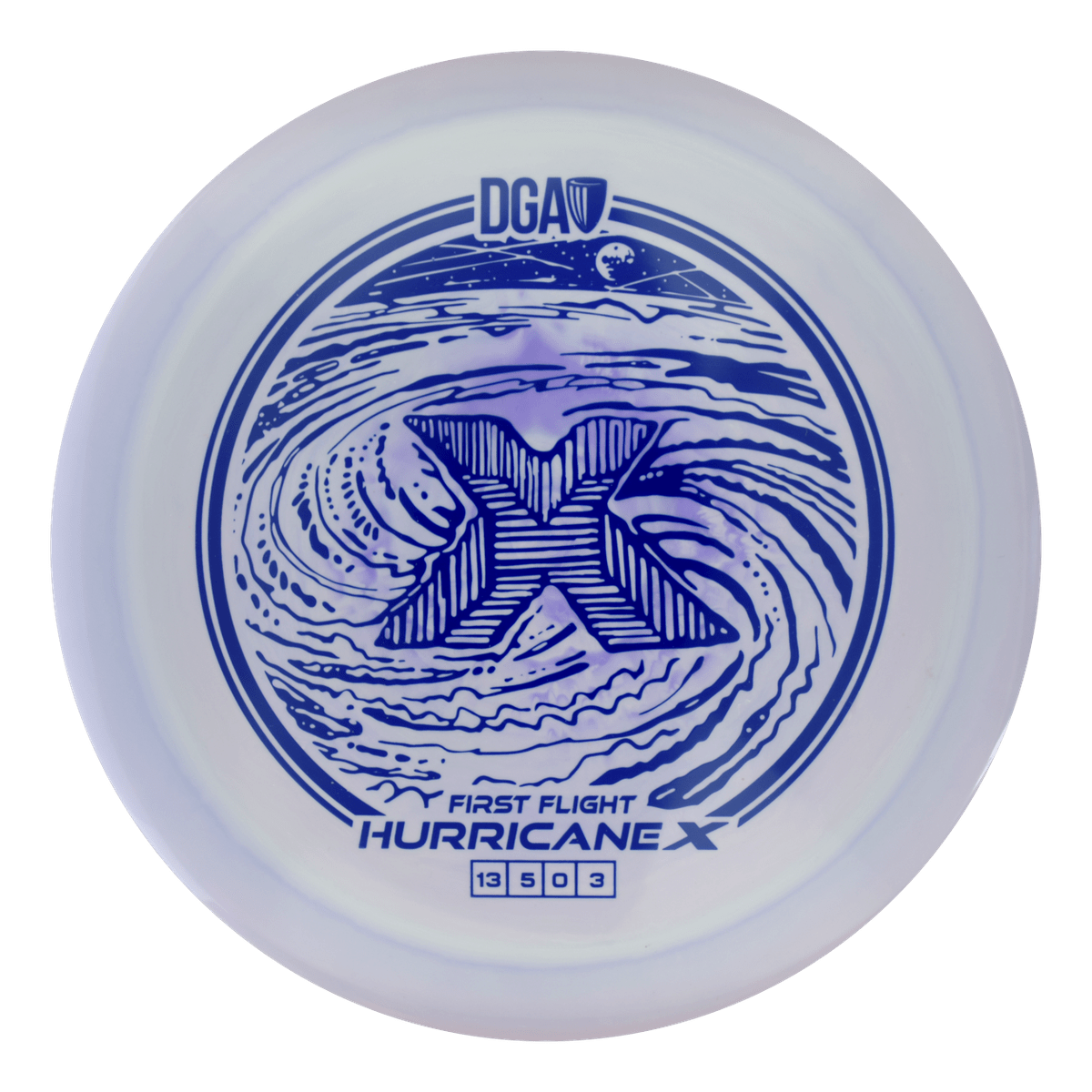 First Flight LE Swirl Hurricane X Distance Driver - Distance Driver - DGA Factory Store