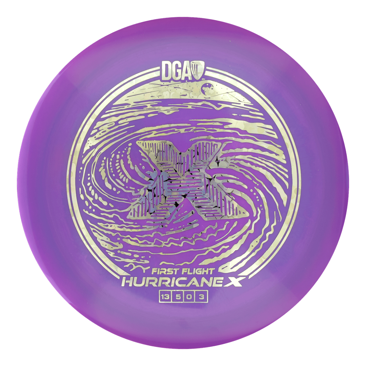 First Flight LE Swirl Hurricane X Distance Driver - Distance Driver - DGA Factory Store