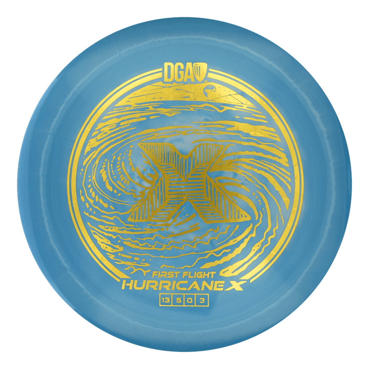 First Flight LE Swirl Hurricane X Distance Driver - Distance Driver - DGA Factory Store