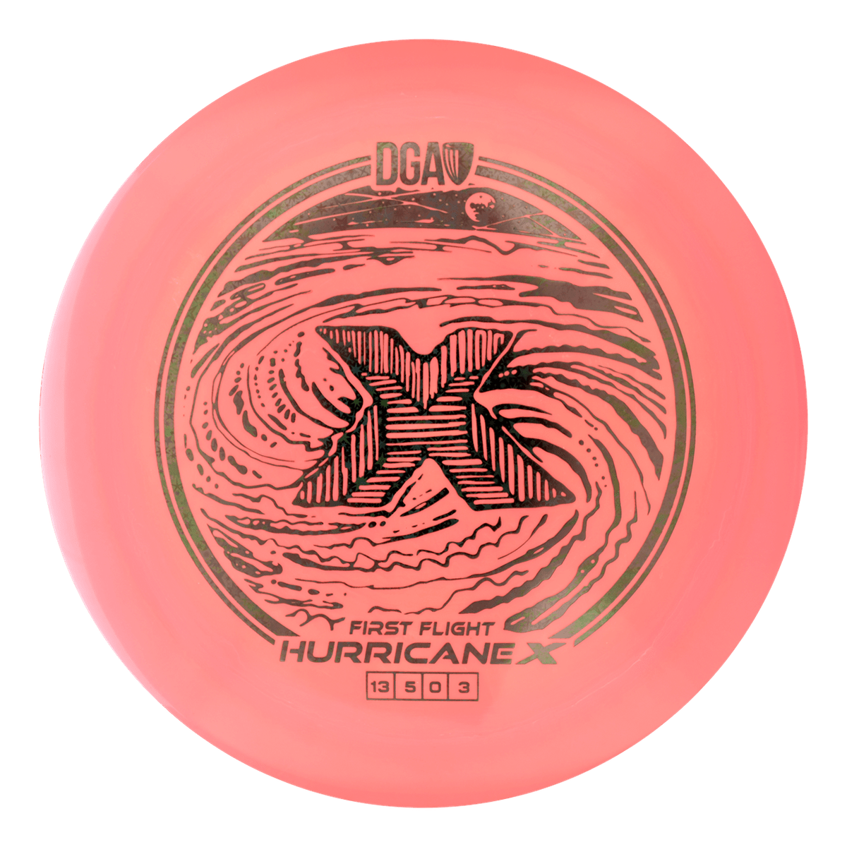 First Flight LE Swirl Hurricane X Distance Driver - Distance Driver - DGA Factory Store