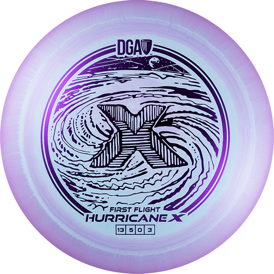 First Flight LE Swirl Hurricane X Distance Driver - Distance Driver - DGA Factory Store