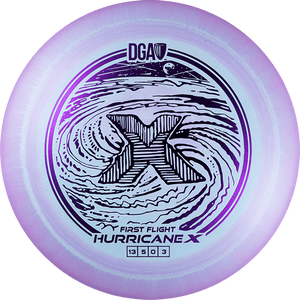 First Flight LE Swirl Hurricane X Distance Driver - Distance Driver - DGA Factory Store