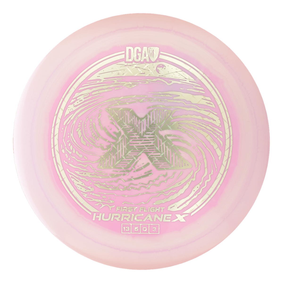First Flight LE Swirl Hurricane X Distance Driver - Distance Driver - DGA Factory Store
