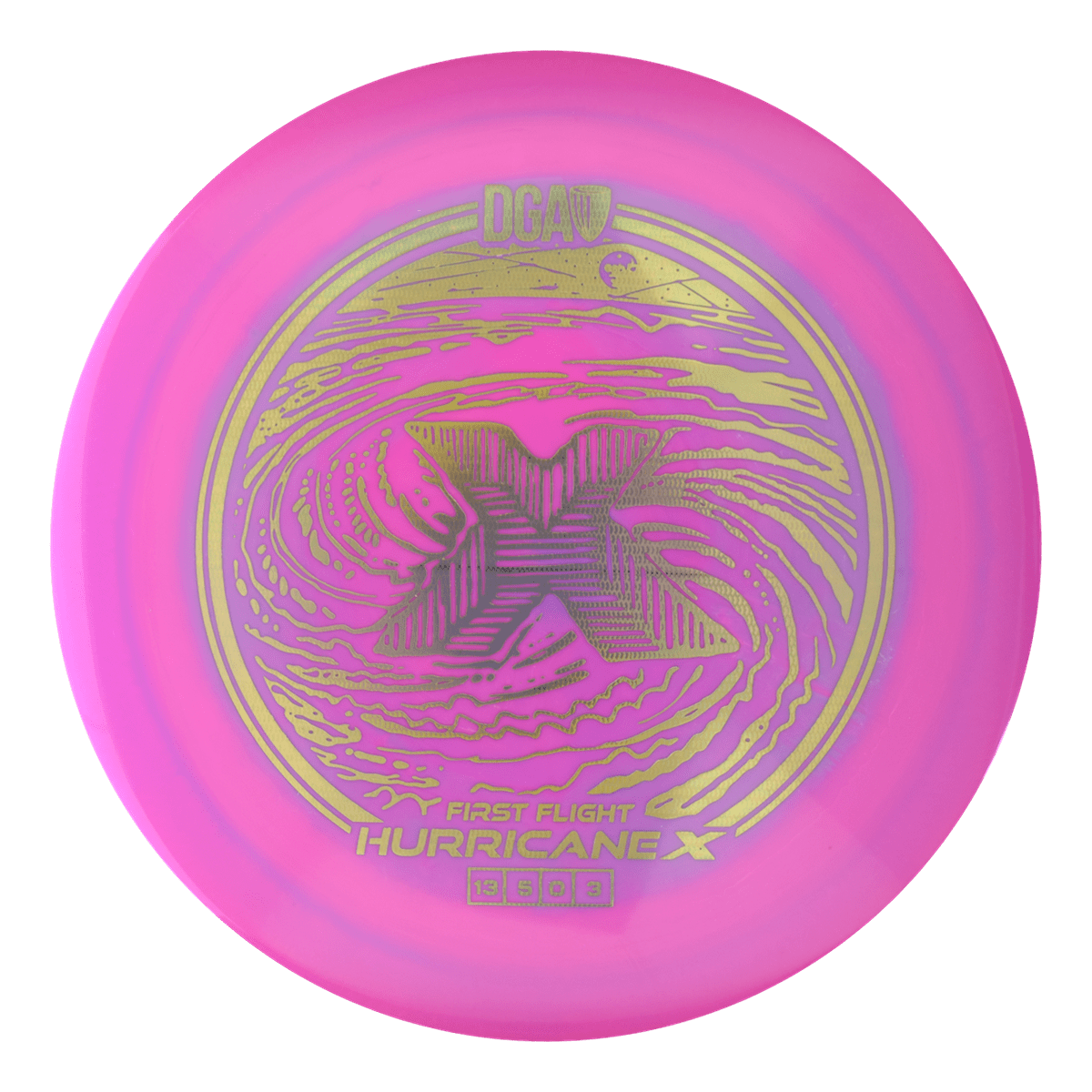 First Flight LE Swirl Hurricane X Distance Driver - Distance Driver - DGA Factory Store