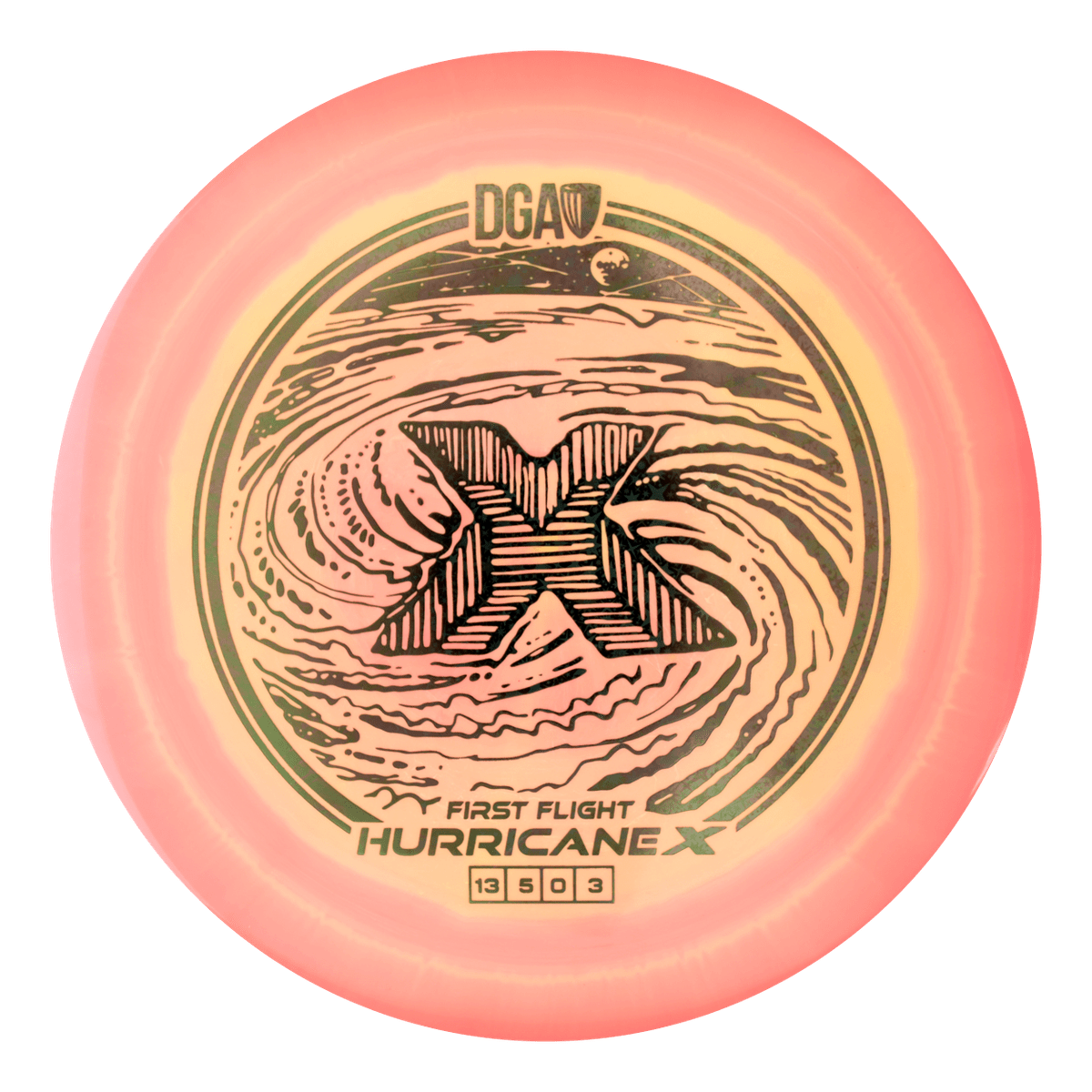 First Flight LE Swirl Hurricane X Distance Driver - Distance Driver - DGA Factory Store