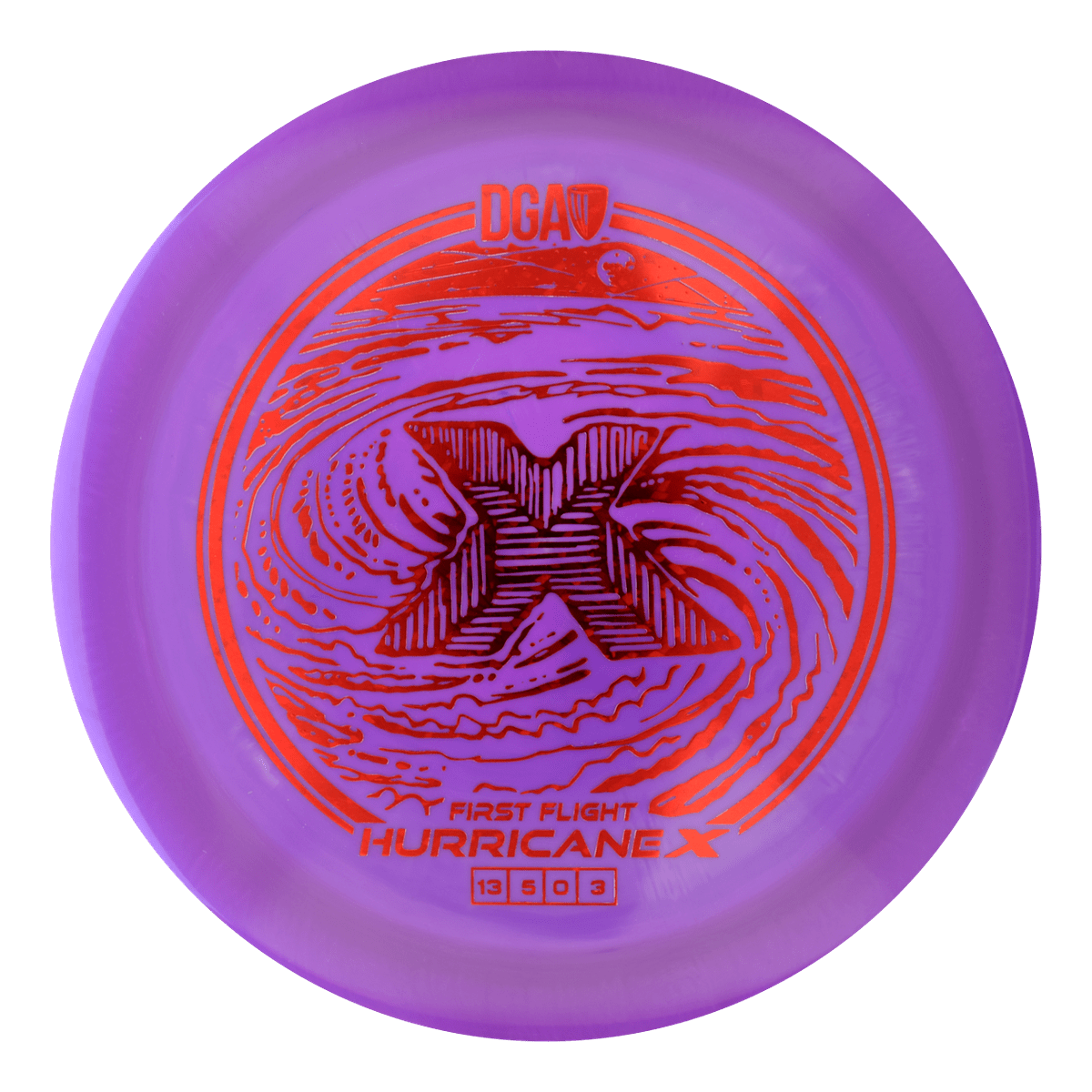 First Flight LE Swirl Hurricane X Distance Driver - Distance Driver - DGA Factory Store