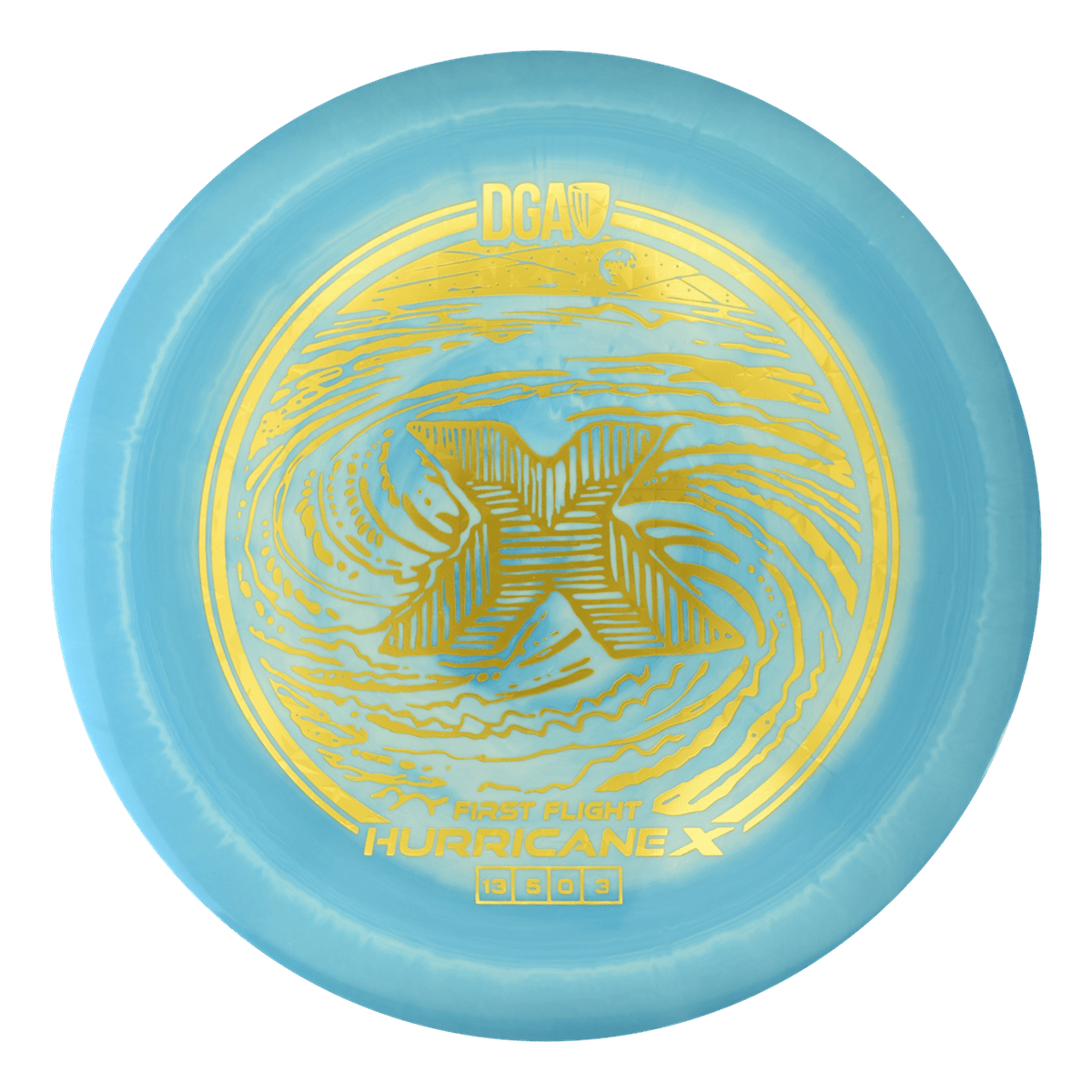 First Flight LE Swirl Hurricane X Distance Driver - Distance Driver - DGA Factory Store