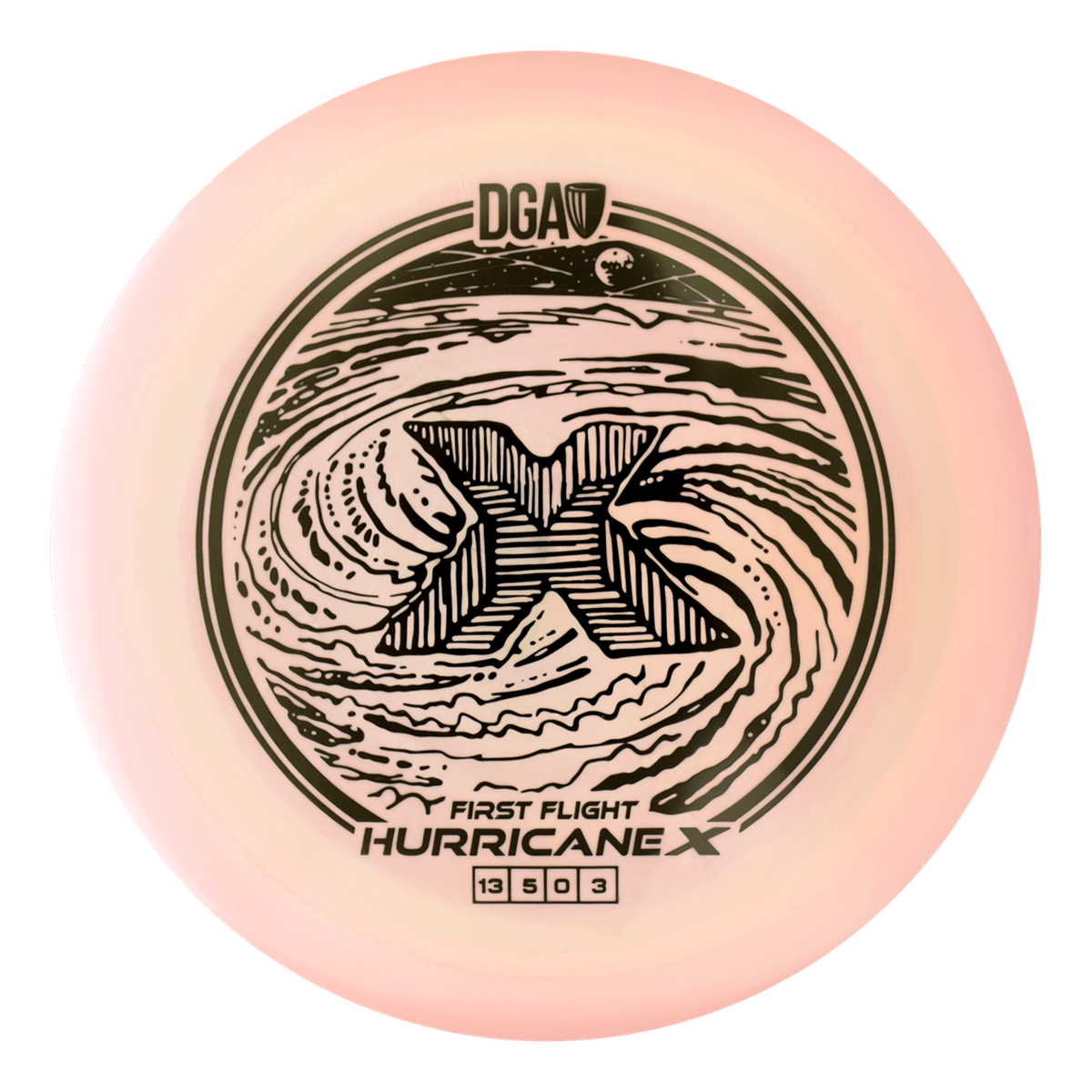 First Flight LE Swirl Hurricane X Distance Driver - Distance Driver - DGA Factory Store
