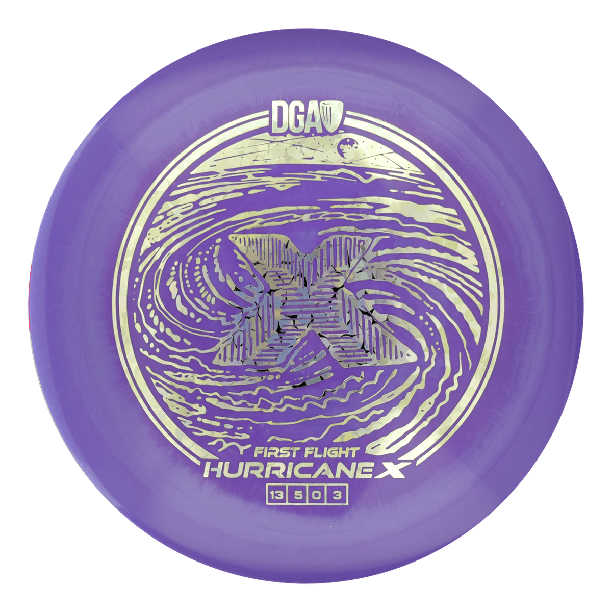 First Flight LE Swirl Hurricane X Distance Driver - Distance Driver - DGA Factory Store
