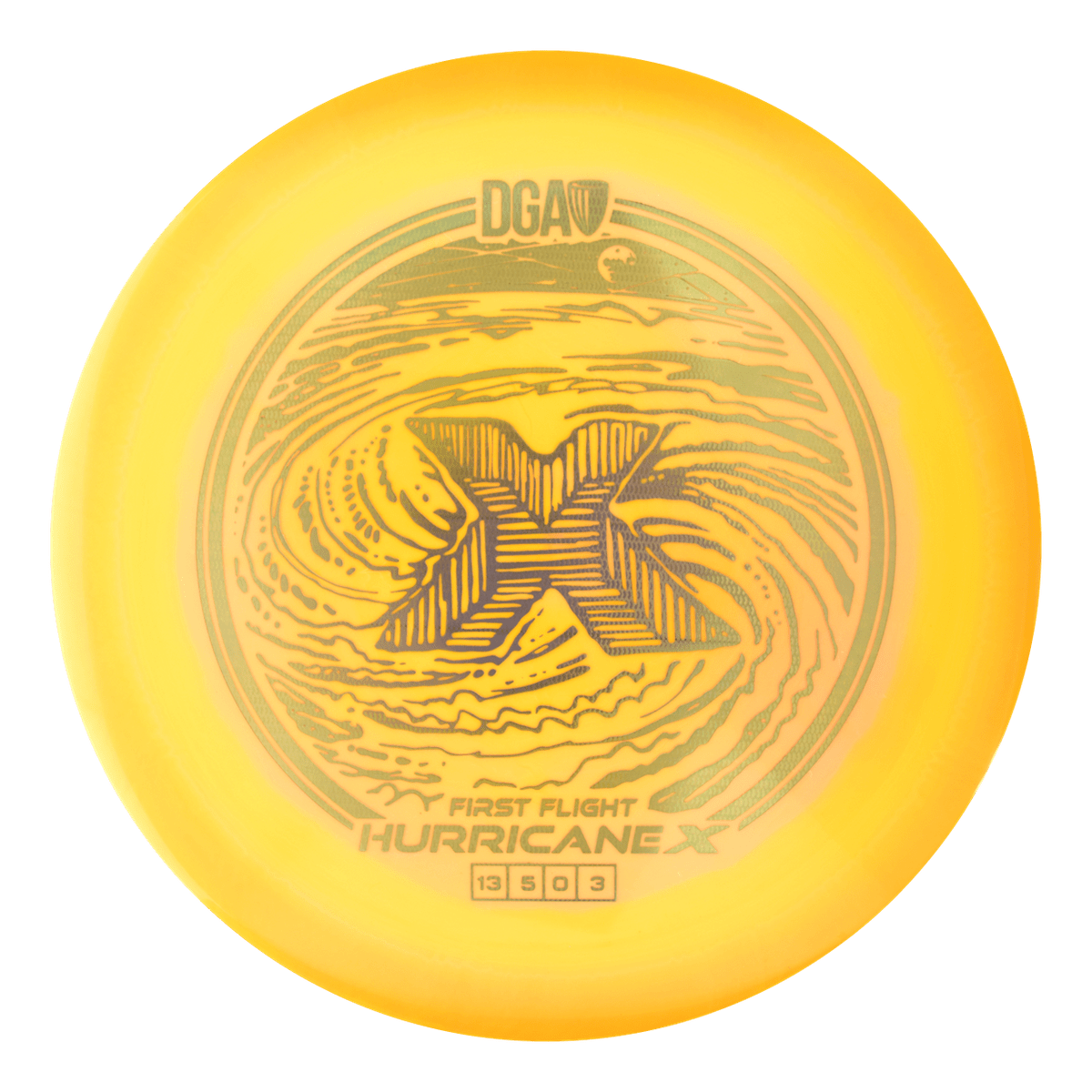 First Flight LE Swirl Hurricane X Distance Driver - Distance Driver - DGA Factory Store