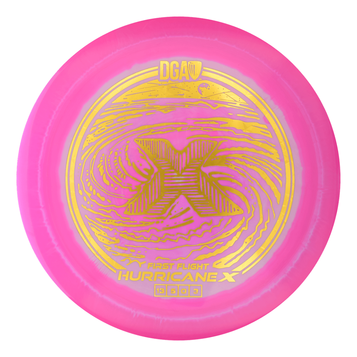 First Flight LE Swirl Hurricane X Distance Driver - Distance Driver - DGA Factory Store