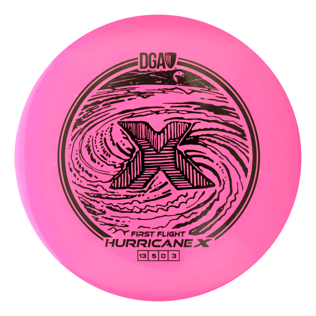 First Flight LE Swirl Hurricane X Distance Driver - Distance Driver - DGA Factory Store