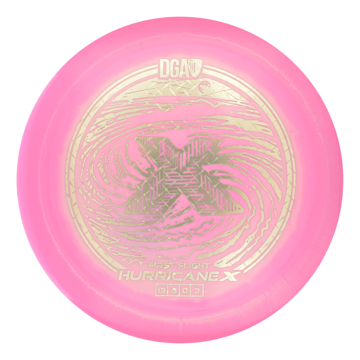 First Flight LE Swirl Hurricane X Distance Driver - Distance Driver - DGA Factory Store