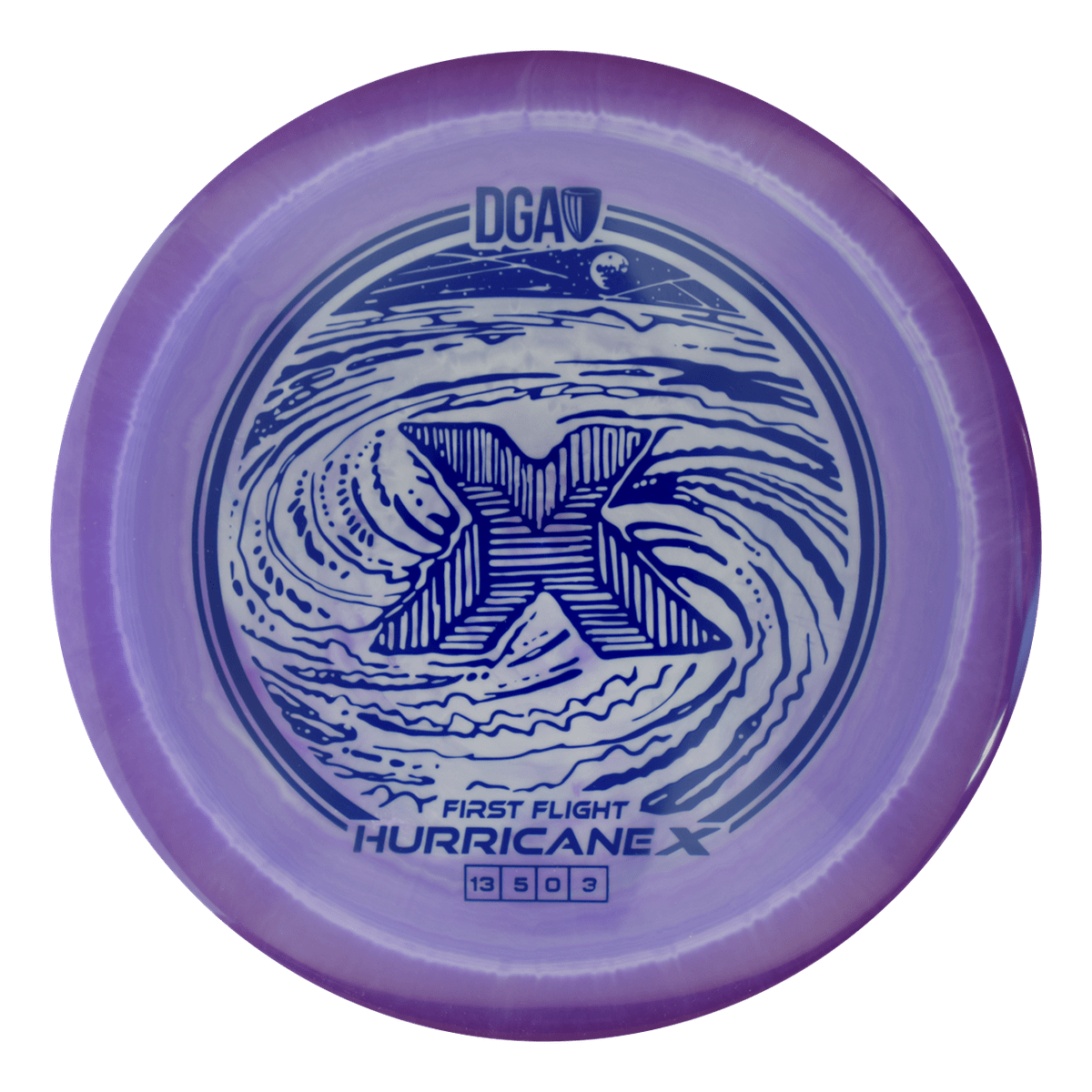 First Flight LE Swirl Hurricane X Distance Driver - Distance Driver - DGA Factory Store