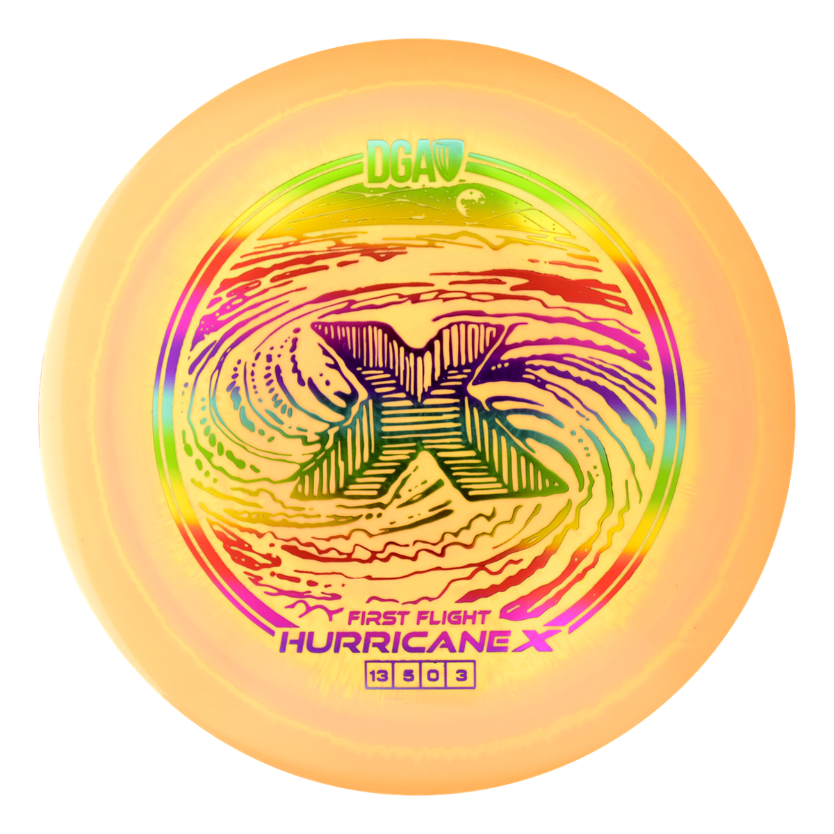 First Flight LE Swirl Hurricane X Distance Driver - Distance Driver - DGA Factory Store