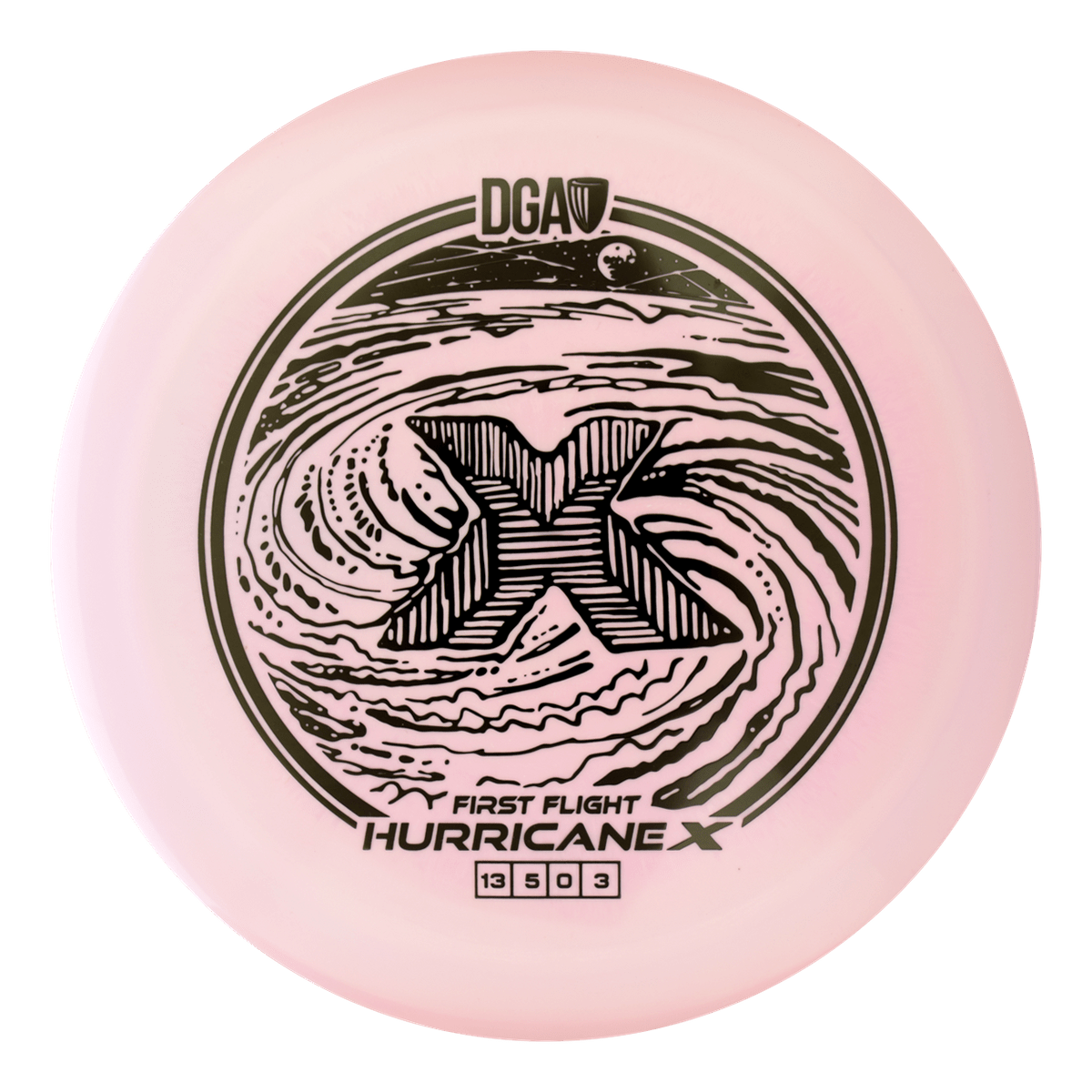 First Flight LE Swirl Hurricane X Distance Driver - Distance Driver - DGA Factory Store