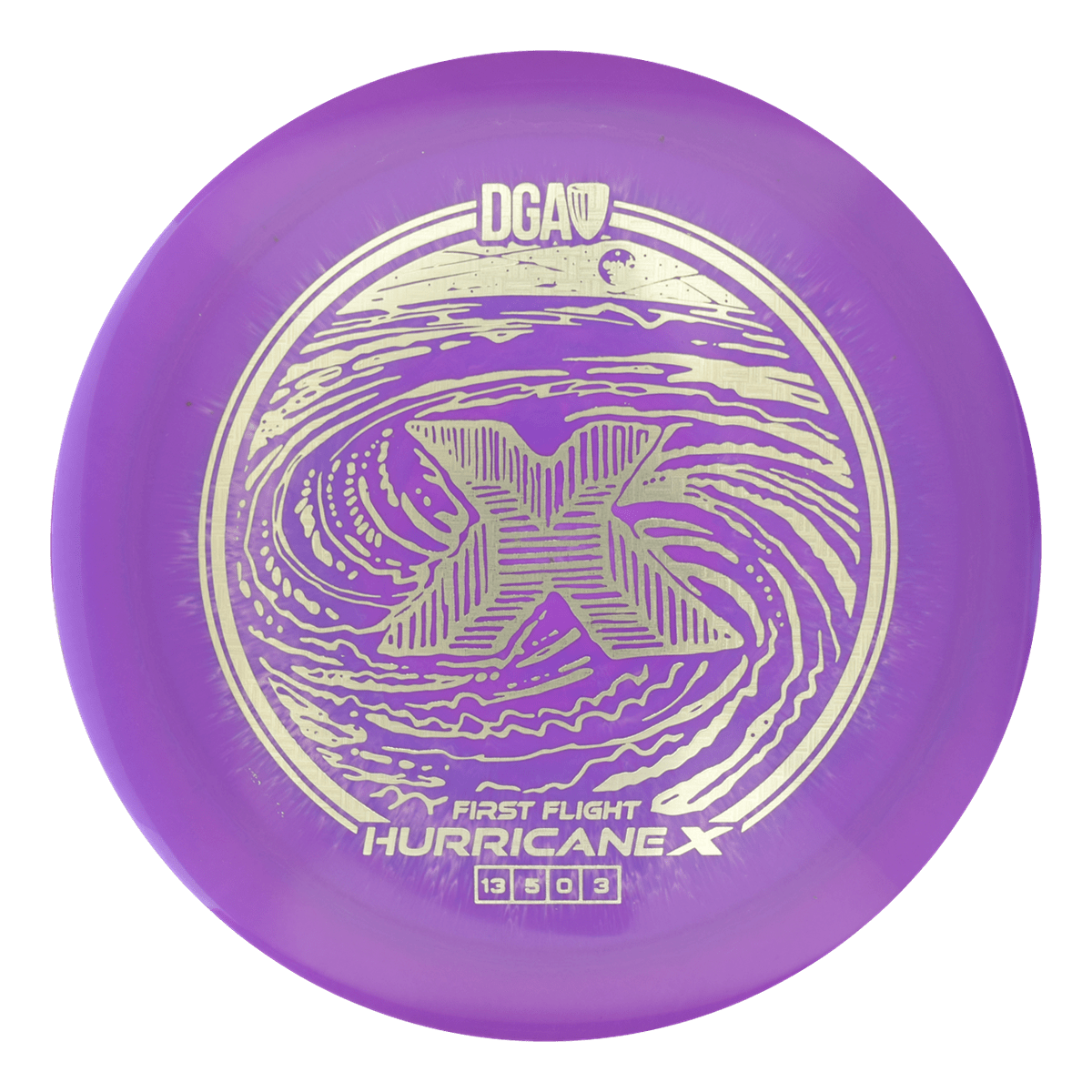 First Flight LE Swirl Hurricane X Distance Driver - Distance Driver - DGA Factory Store