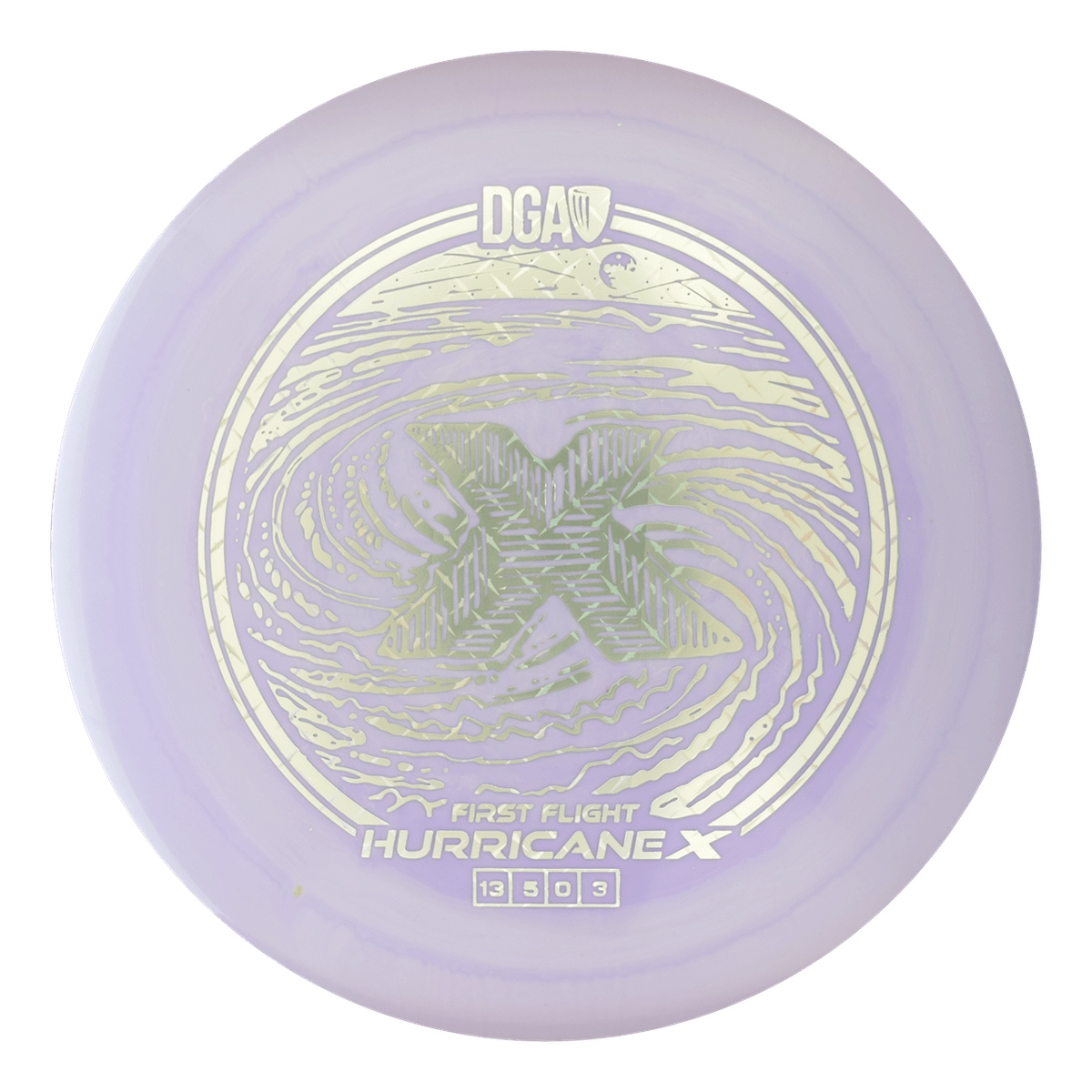 First Flight LE Swirl Hurricane X Distance Driver - Distance Driver - DGA Factory Store