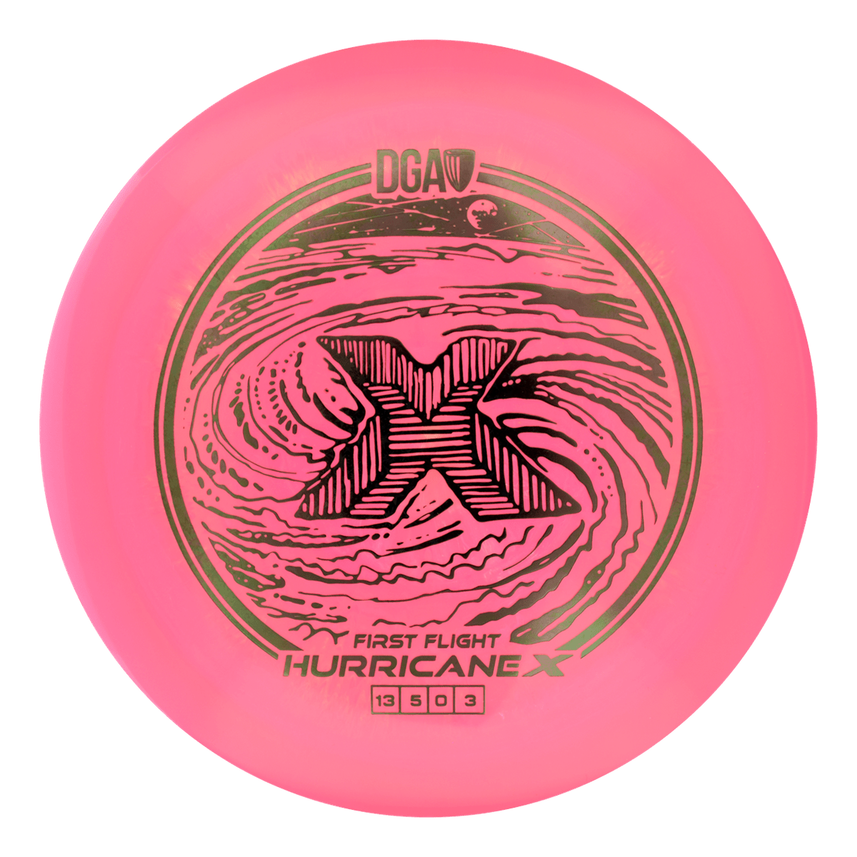 First Flight LE Swirl Hurricane X Distance Driver - Distance Driver - DGA Factory Store