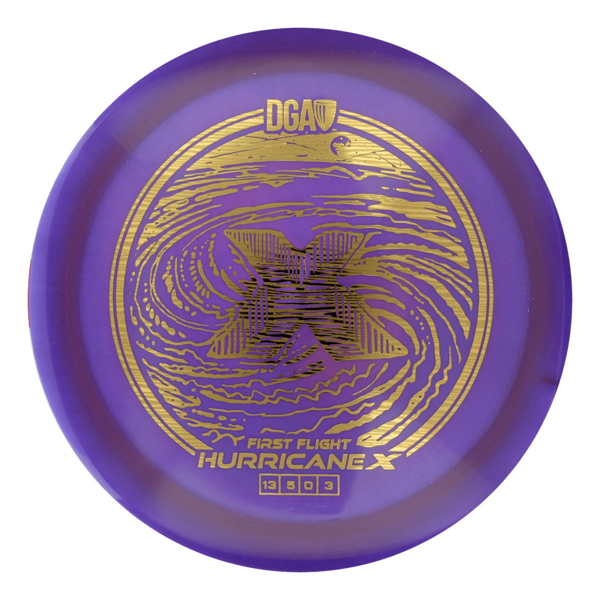 First Flight LE Swirl Hurricane X Distance Driver - Distance Driver - DGA Factory Store