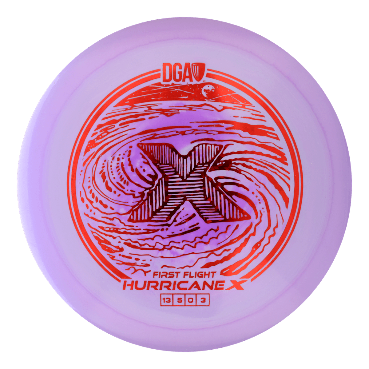 First Flight LE Swirl Hurricane X Distance Driver - Distance Driver - DGA Factory Store