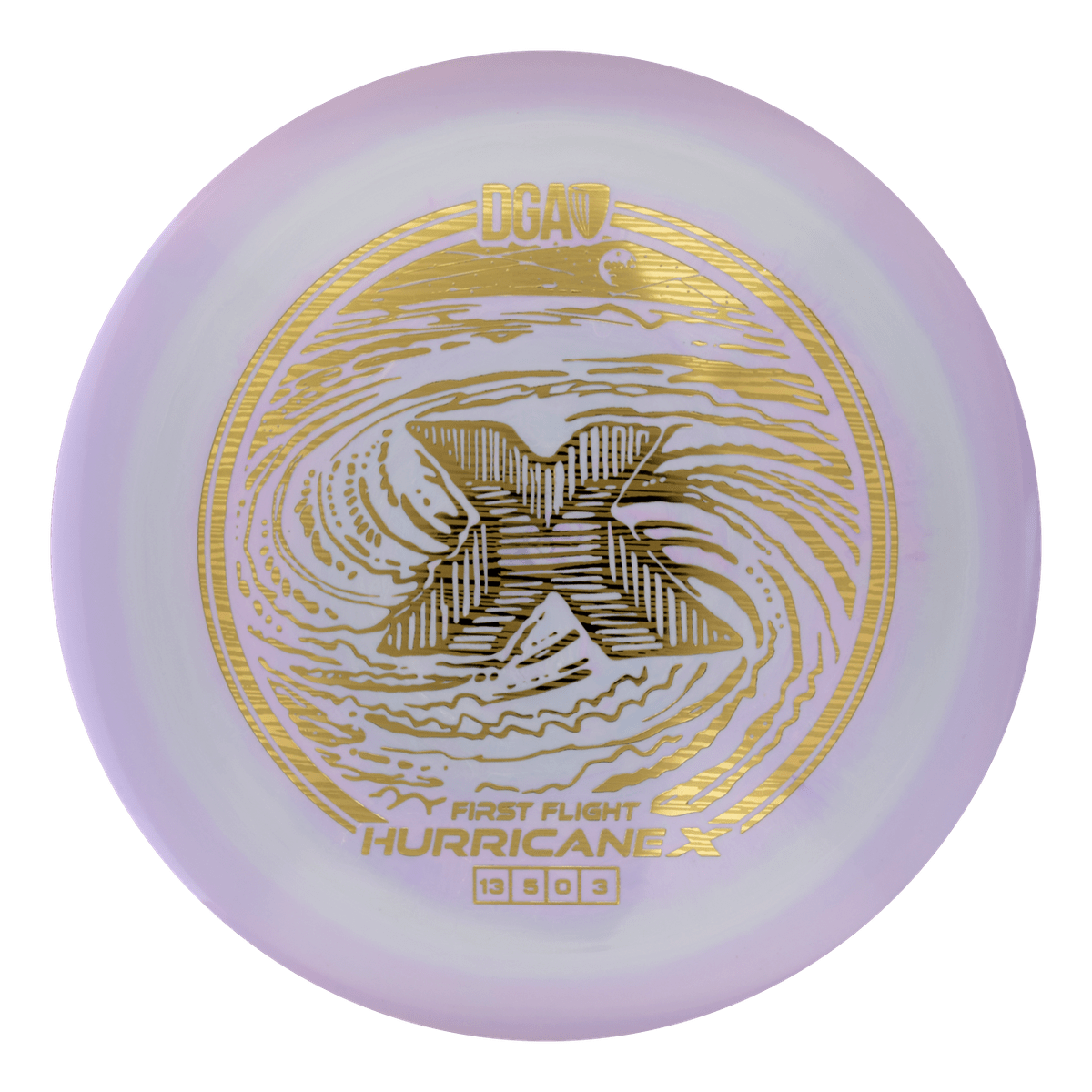 First Flight LE Swirl Hurricane X Distance Driver - Distance Driver - DGA Factory Store