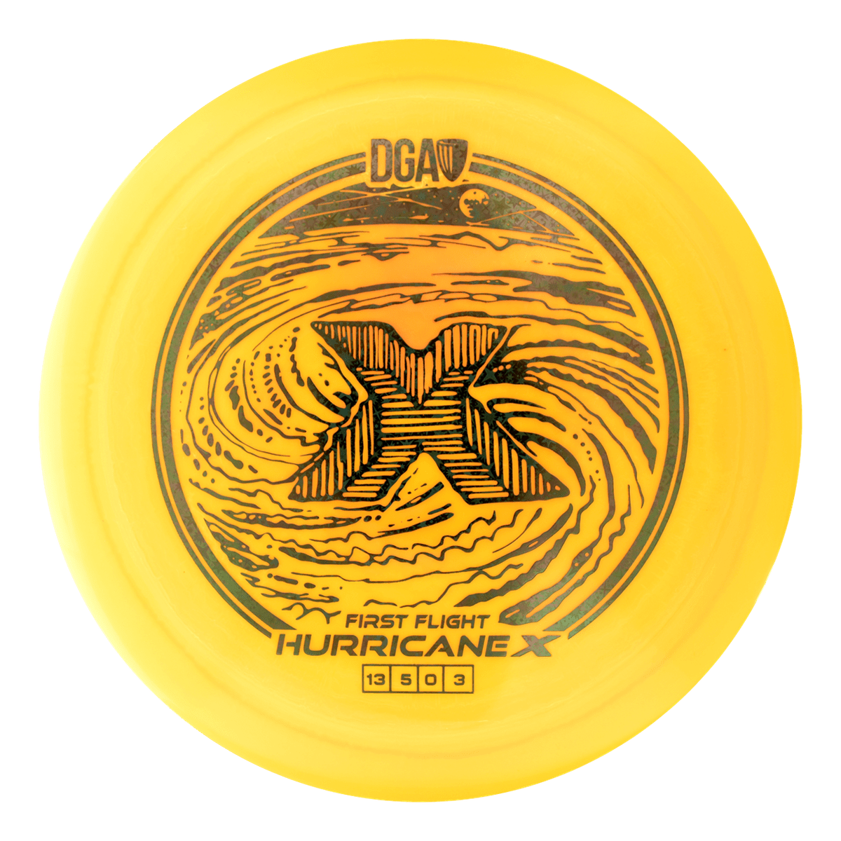 First Flight LE Swirl Hurricane X Distance Driver - Distance Driver - DGA Factory Store