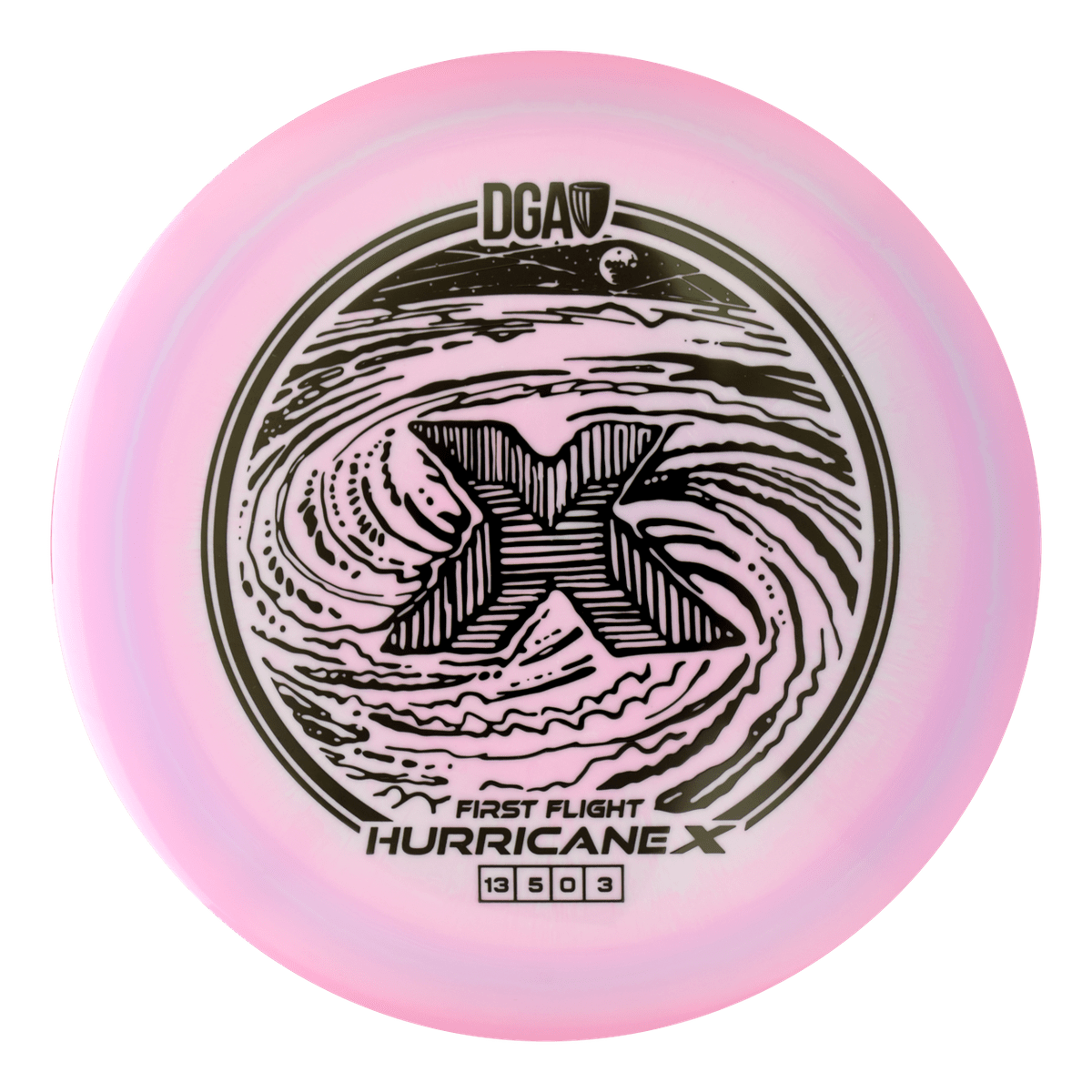 First Flight LE Swirl Hurricane X Distance Driver - Distance Driver - DGA Factory Store