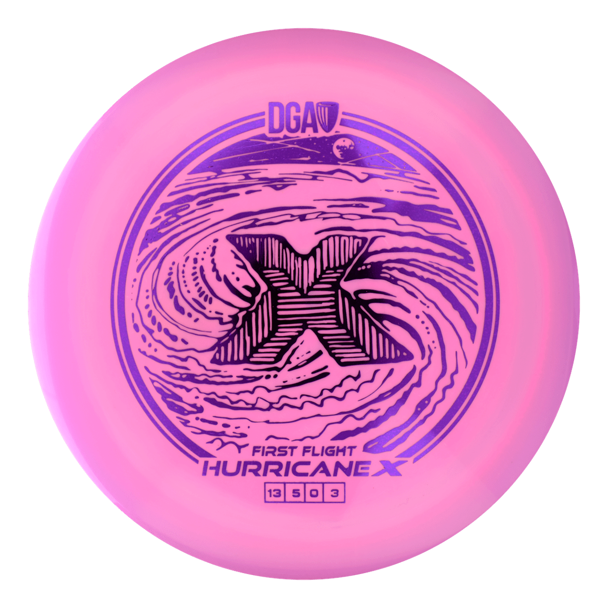 First Flight LE Swirl Hurricane X Distance Driver - Distance Driver - DGA Factory Store