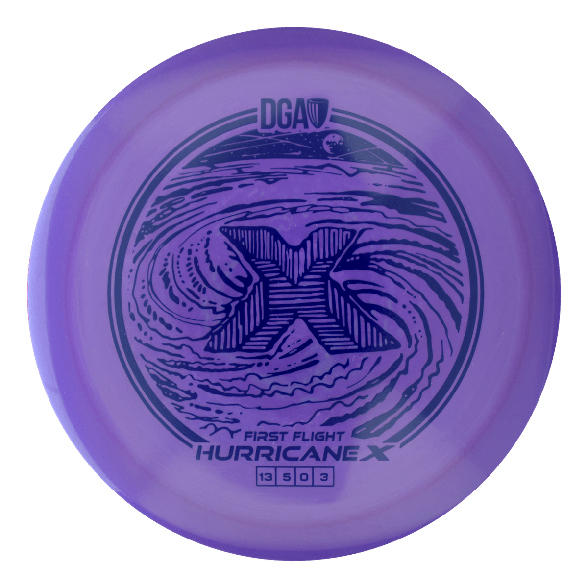 First Flight LE Swirl Hurricane X Distance Driver - Distance Driver - DGA Factory Store