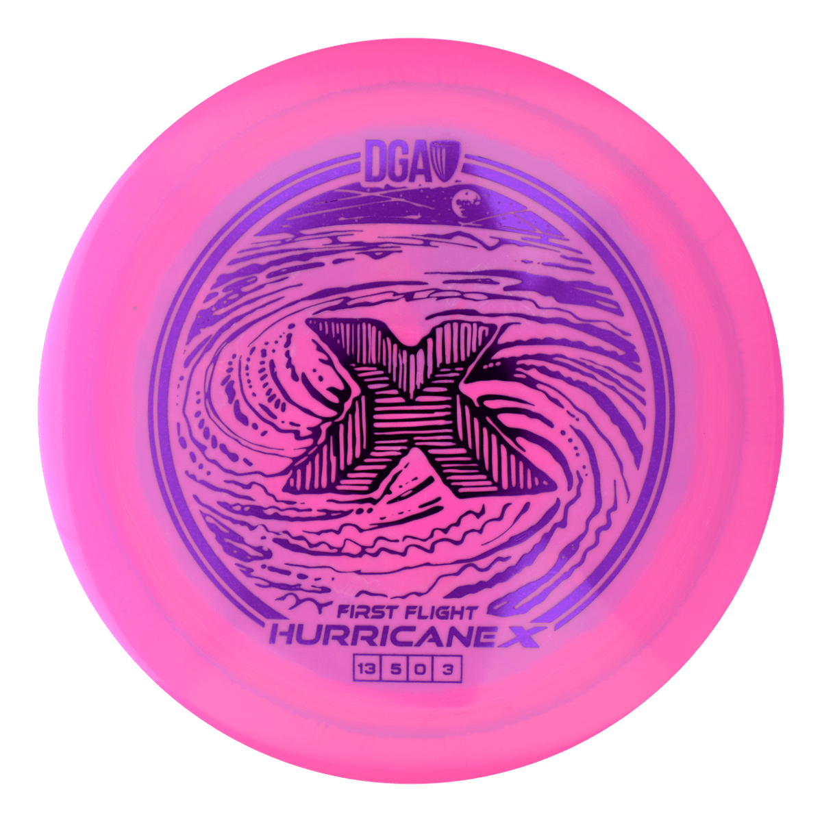 First Flight LE Swirl Hurricane X Distance Driver - Distance Driver - DGA Factory Store