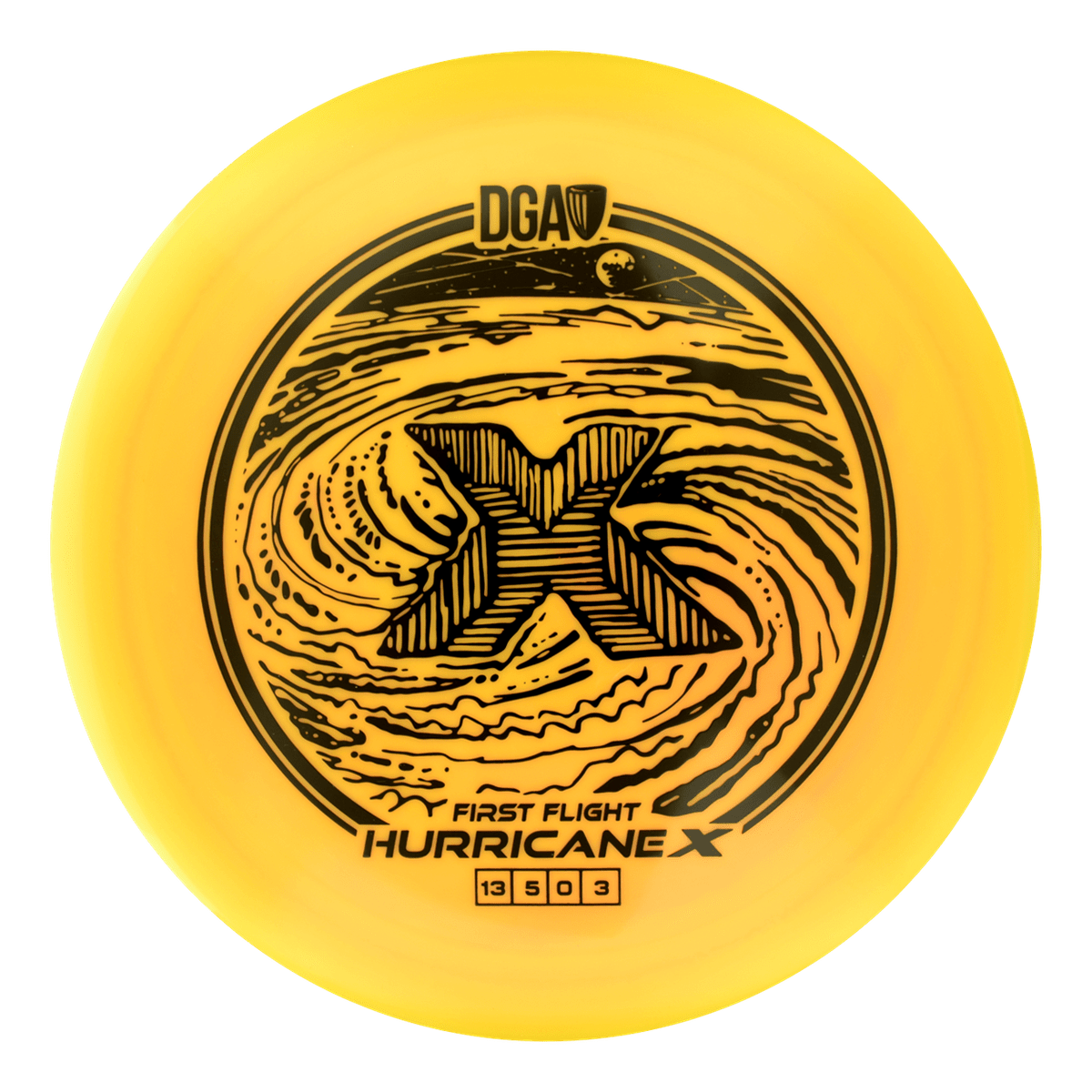 First Flight LE Swirl Hurricane X Distance Driver - Distance Driver - DGA Factory Store