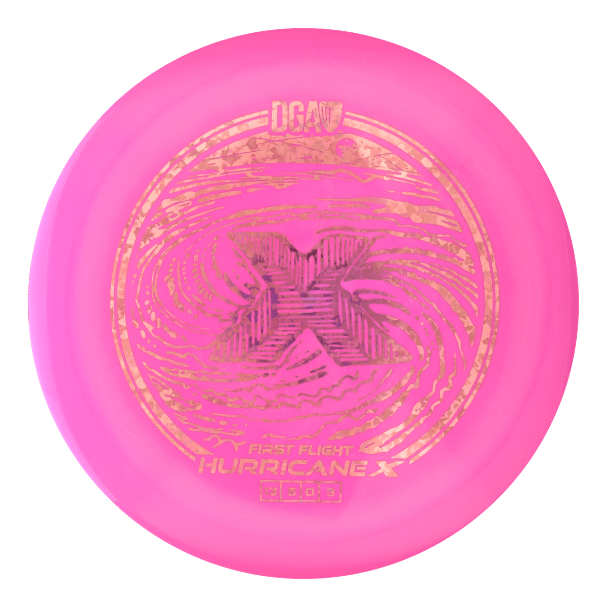 First Flight LE Swirl Hurricane X Distance Driver - Distance Driver - DGA Factory Store