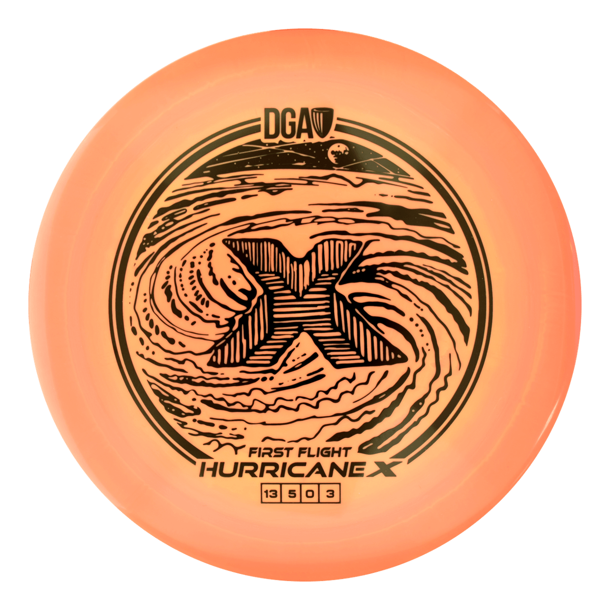 First Flight LE Swirl Hurricane X Distance Driver - Distance Driver - DGA Factory Store