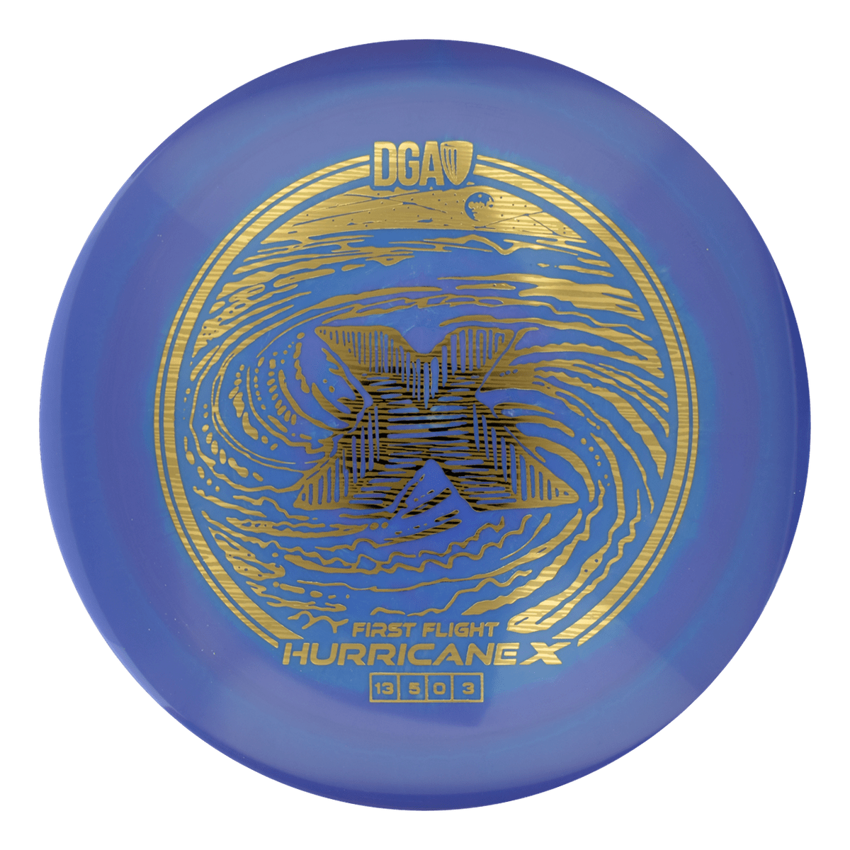 First Flight LE Swirl Hurricane X Distance Driver - Distance Driver - DGA Factory Store