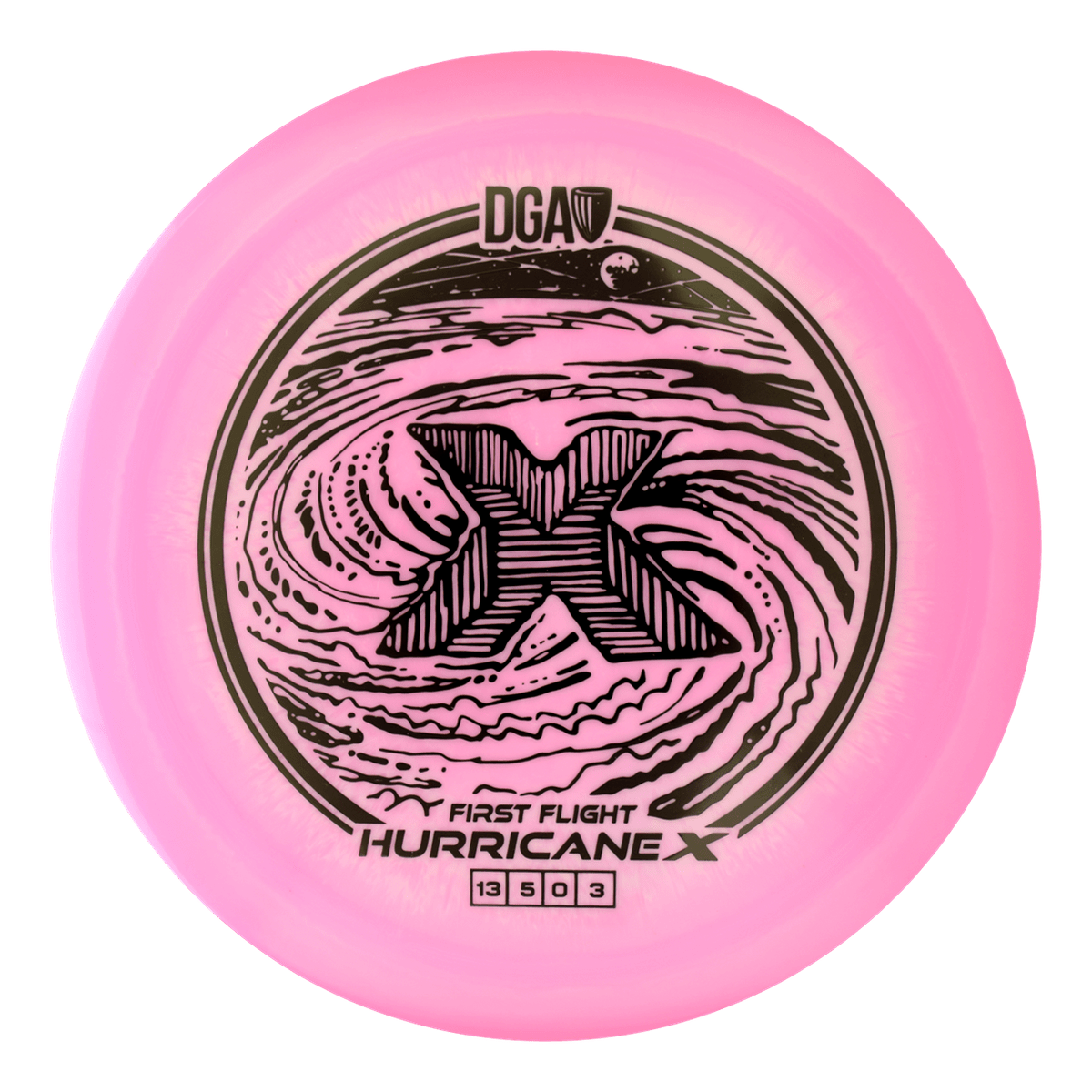 First Flight LE Swirl Hurricane X Distance Driver - Distance Driver - DGA Factory Store