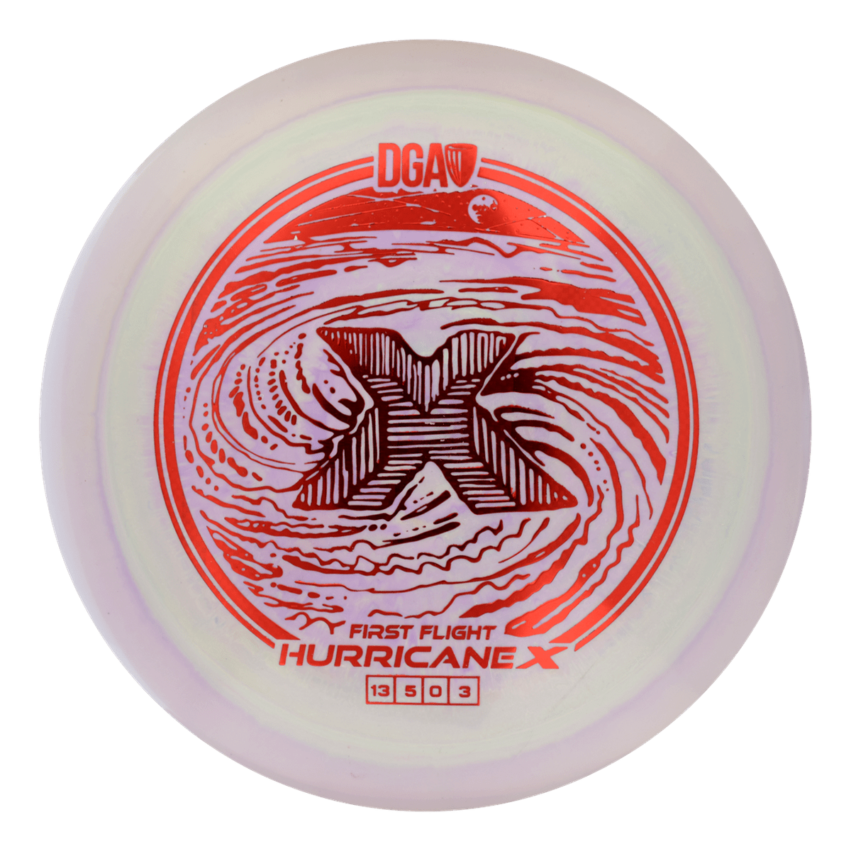 First Flight LE Swirl Hurricane X Distance Driver - Distance Driver - DGA Factory Store