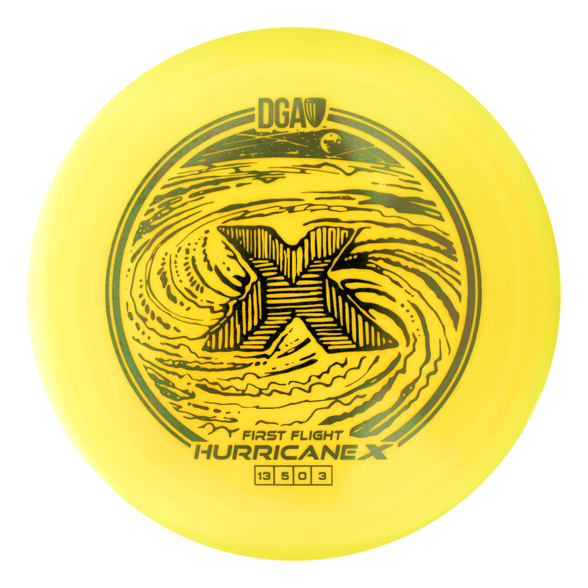 First Flight LE Swirl Hurricane X Distance Driver - Distance Driver - DGA Factory Store