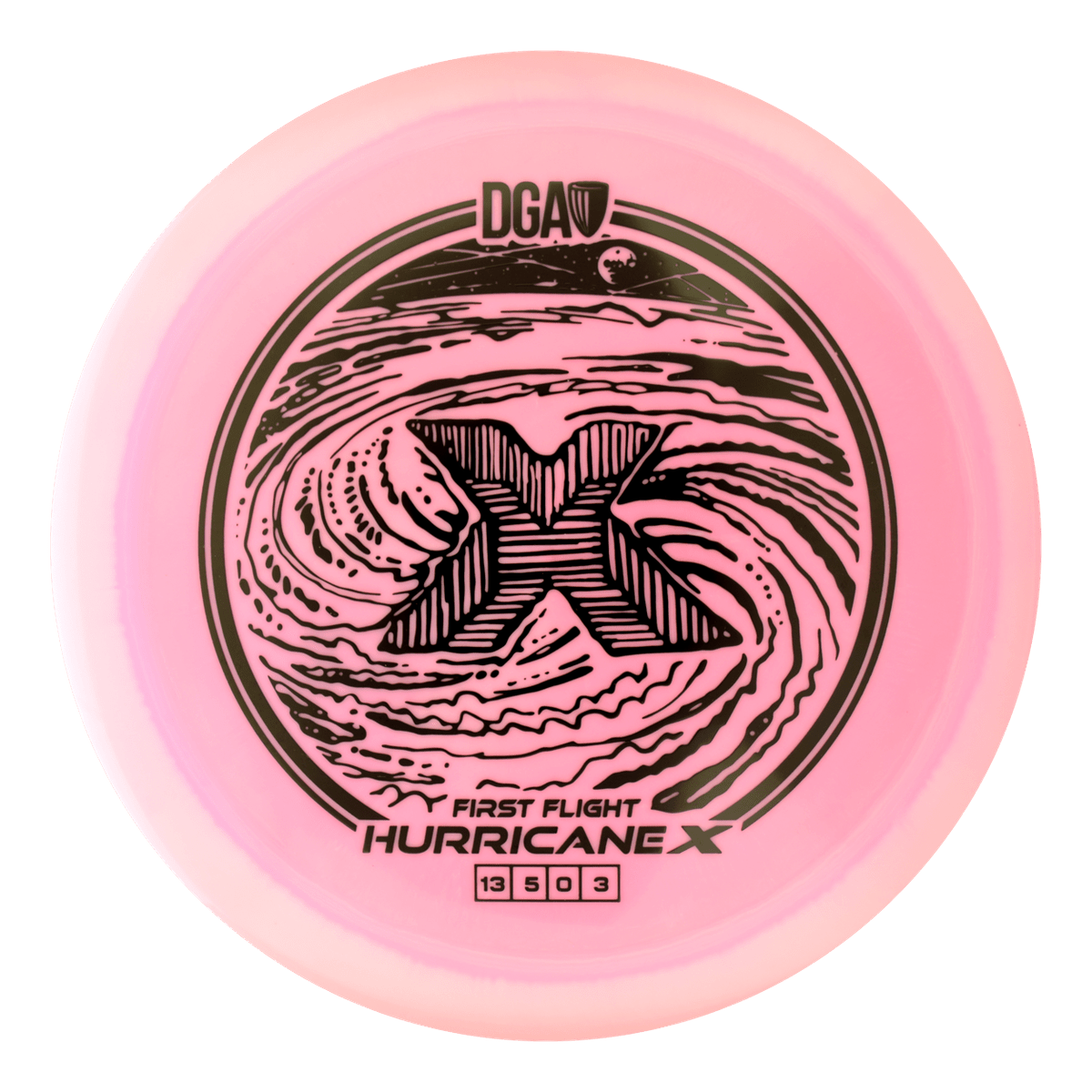 First Flight LE Swirl Hurricane X Distance Driver - Distance Driver - DGA Factory Store
